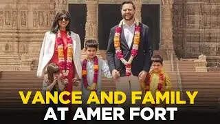 LIVE: U.S Vice President JD Vance & Usha Vance at Amer fort in Jaipur | India | Rajasthan