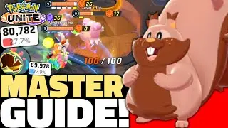Pok&eacute;mon Unite GREEDENT Guide! [OP S Tier] *MASTER* (Greedent Best Build Guide, Held Items & Moveset)