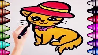 Simple And Cute Cat Drawing| How To Draw A Cat For Kids|