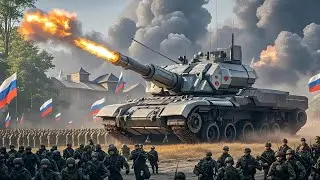 Какая жестокая блокада! США уничтожили российскую передовую танковую колонну перед тем, как она вошл