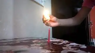 Magic science: Burning candle without fire