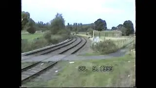 Hull Anlaby road curve from Railtour 25 9 99.Neil Hayton railway memories.