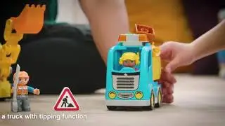 LEGO DUPLO Town Truck & Tracked Excavator 10812 Dump Truck and Excavator Kids Construction