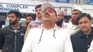 Busstand Mendhar sa shmashaan ghat jana wali road ka kaam shuru karvya jaya.