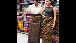 Shopping for khmer traditional clothes  at Sorya mall in Phnom Penh Cambodia 🇰🇭