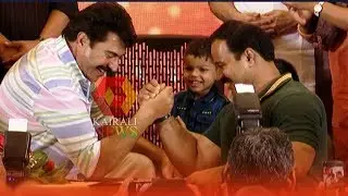 പഞ്ചഗുസ്തി ചാമ്പ്യന്&zwj; ജോബിയ്ക്ക് മുന്നില്&zwj; അടിയറവ് പറഞ്ഞ്  മമ്മൂട്ടി | Mammootty Pancha Gusthi