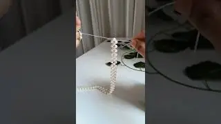 DIY Pearl Chain Belt!