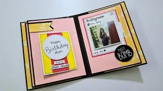 How to make scrapbook | scrapbook tutorial | scrapbook for friends