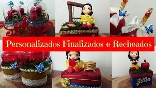 FESTA BRANCA DE NEVE - PERSONALIZADOS FINALIZADOS E RECHEADOS