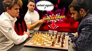 Magnus Carlsen VS Arjun Erigaisi | Fide World Rapid Team Championship 2024