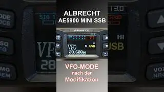 Albrecht AE5900 MINI SSB: VFO-MODE nach Frequenzerweiterung #cbfunk #afu