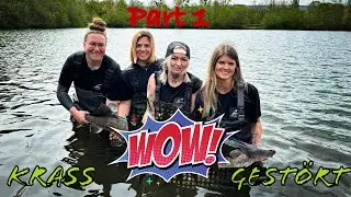 KRASSES Angeln auf St&ouml;r / Ladiescamp@lamottaseen1091