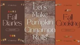 Lets Make Pumpkin Cinnamon Rolls