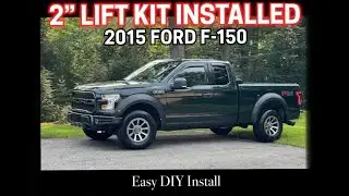 ПОЛНАЯ УСТАНОВКА 2-дюймового лифта Rough Country для Ford F150 2015 года (ЛЕГКАЯ)
