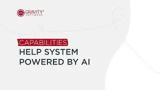 Gravity Software Help System Powered by AI