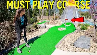 This Mini Golf Course Blew Us Away! - EPIC Design!
