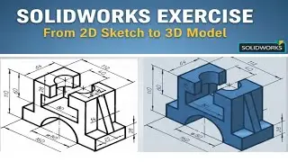 SolidWorks 3D Practice Model | Mechanical CAD Learning