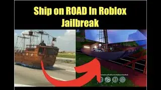 How to drive the Pirate Ship ON A ROAD!!! | Roblox Jailbreak Glitch (New Live Update Glitch)