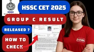 hssc cet result 2025 | hssc common eligibility test group c result 2025