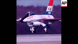 SYND 10 12 76 NEW F-16 JET FIGHTER TEST FLIGHT