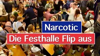 Münchner/Munich Oktoberfest 2025 - Narcotic - Die Festhalle Flip aus bei dem Song (4K)