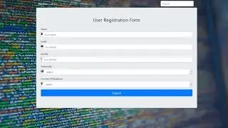 How To Create a Register Form Using PHP, MySQL And Bootstrap