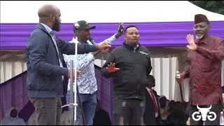 DRAMA as MP GG Kagombe is nearly beaten for calling out Wamatangi at Firirinda hitmaker's funeral!!