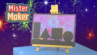 Весёлые галактические поделки от Mister Maker! 🌌🎇 | Обучающие видео для детей