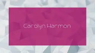 Carolyn Harmon - appearance