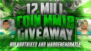 BIGGEST MADDEN MOBILE 18 COIN GIVEAWAY! 12 MILLION COIN GIVEAWAY!