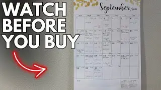 Review of Vertical Wall Calendar from Amazon