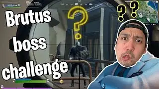 Jeg prøver meg på Brutus boss challenge! Fortnite boss challenge #2