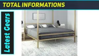BEST Canopy Bed EVER?! DHP Modern Metal Platform Bed