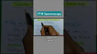 FTIR Spectroscopy (@relatechemistry21) #ftirspectroscopy  #chemistry #spectroscopy #shorts