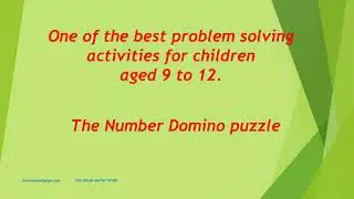 Can you solve this tricky Maths problem (number domino puzzle part 1)