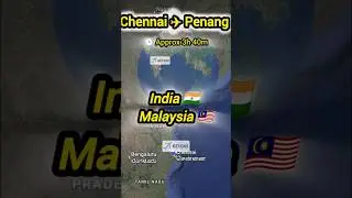 India Chennai to Malaysia Penang Cities direct flight travel route for business trip - indigo flight
