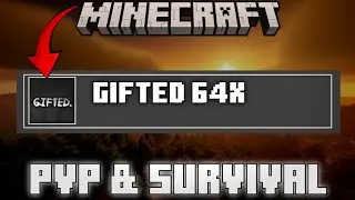 🔥 Best PvP and Survival Texture Pack MCPE - Gifted 64x [day 47/100]