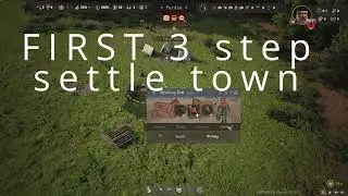 Best 3 Step Settle Your town on Manor Lords ! #manorlords 