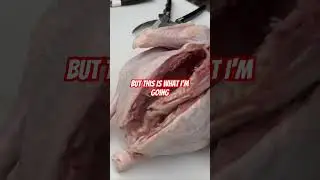 Let&rsquo;s spatchcock a turkey! #food #cooking #chicken #bbq #steak #bbqchicken #beefcut #bbqmeat 🔥🔥