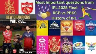 IPL 2025 Important Questions for competitive exams