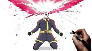 How To Draw Cyclops | Step By Step | Avengers Doomsday