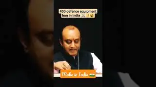 The Indian government has banned 400 defense equipment to import by other countries|| #shorts