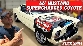 1966 Ford Mustang Gets MAJOR Upgrade With an ENGINE Swap & Supercharger! 💪