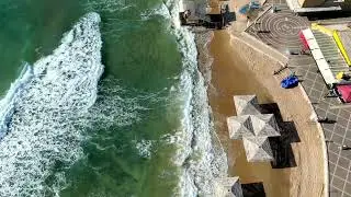 Dado beach, Haifa, Israel