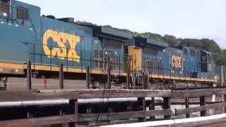 CSX Q135 on C&O's Alleghany Sub at Covington VA 9 21 2016