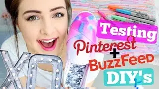 Testing Pinterest and Buzzfeed DIY's !!