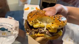 Beijing Food - McDonald&rsquo;s Triple Cheese Angus Max and Double Filet-O-Fish