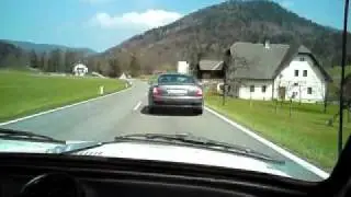 Fiat 127 with abarth engine vs. a modern maserati ;)