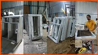 UPVC Windows Glass Fixing Work | AURA UPVC Windows