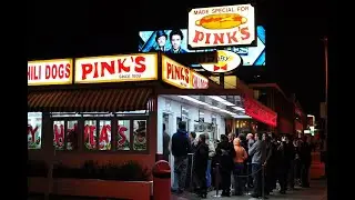 Pink's Hot Dogs. Hollywood Icon. Dreams do come true.  A Snackin' With Ortega Little Gimmick(129)